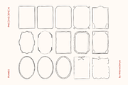 Whimsical Pencil Doodles Clipart, an Object Graphic by Walrus Darya (Thumbnail 5 of 11)