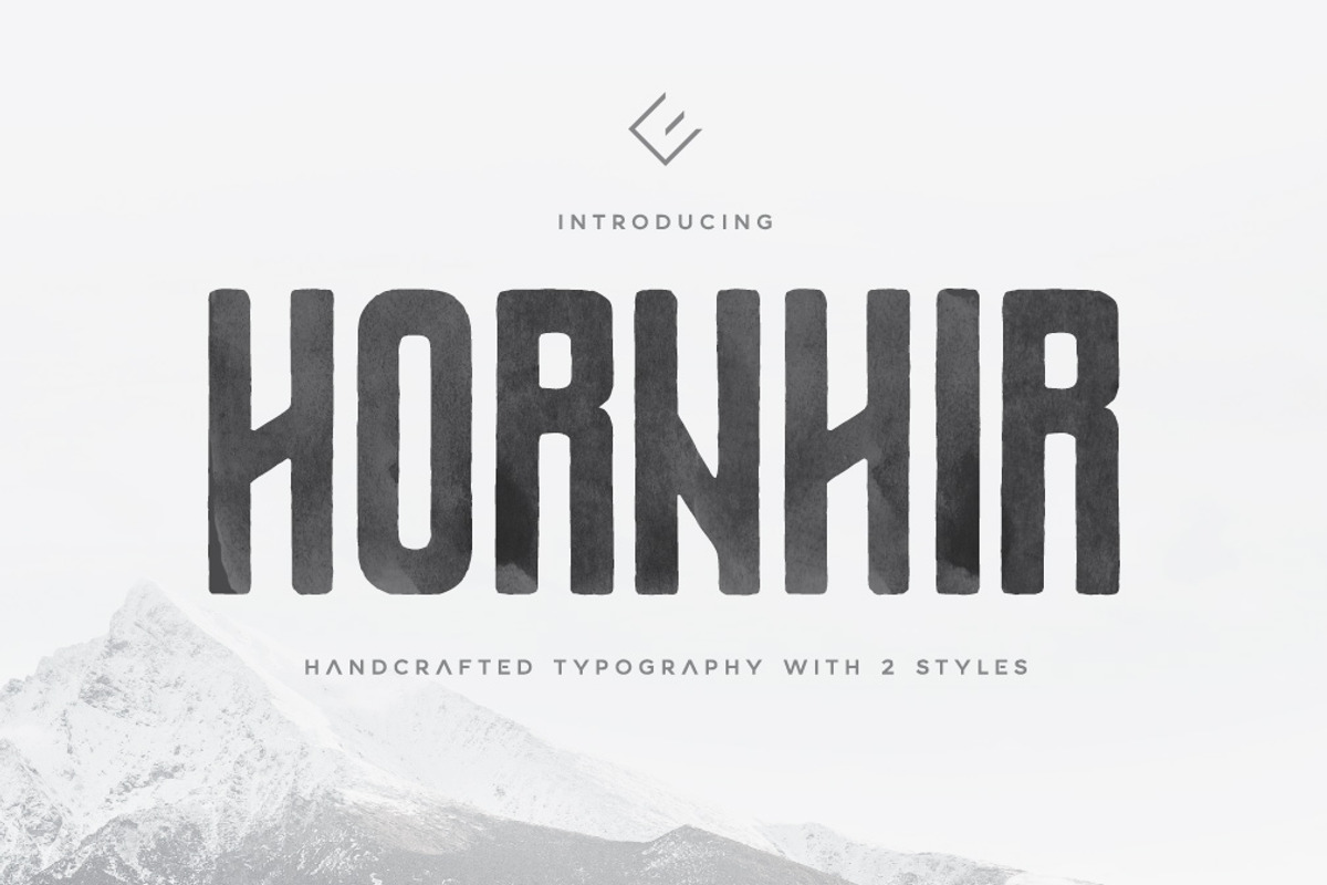 Hornhir Font Family (2 Fonts)