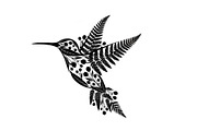 Decorative Floral Hummingbird Bundle, an Illustration by jahid234 (Thumbnail 10 of 31)