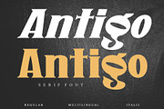Antigo, a Serif Font by Letterafa Studio (Thumbnail 1 of 7)