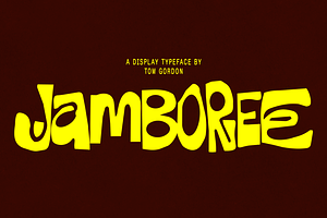 Jamboree Hand Drawn Font, a Handwritten Font by Tom Gordon Design