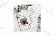 Funeral Prayer Card Canva FR008, a Card Template by TyphoonStudio (Thumbnail 3 of 6)