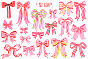 Coquette Bows Clipart – 55 PNG, a Decorative Illustration by Whimsy Brush Studio (Thumbnail 2 of 7)