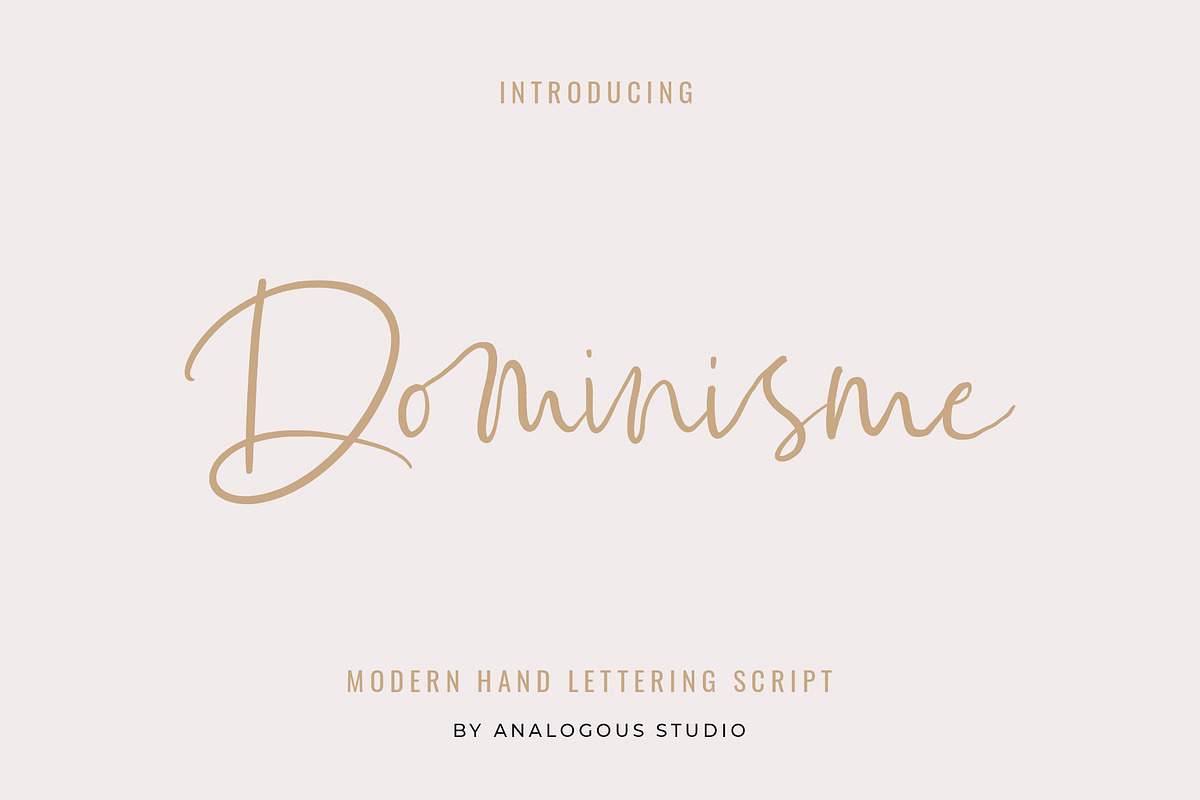 Dominisme Handwritten Font