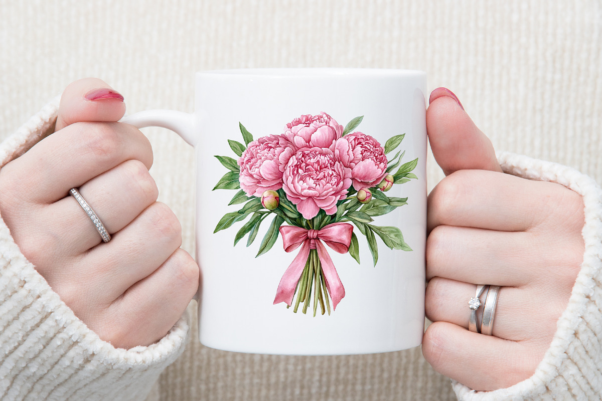 Flower Bouquet Wedding Flowers Png, an Illustration by Sublimation Artist (Photo 5 of 6)
