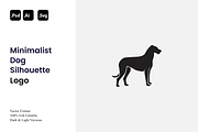 Minimalist Dog Silhouette Logo, a Branding & Logo Template by Luxury Logos (Thumbnail 1 of 4)