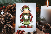 Whimsical Christmas Penguin Clipart, an Illustration by Dream Creation (Thumbnail 6 of 7)