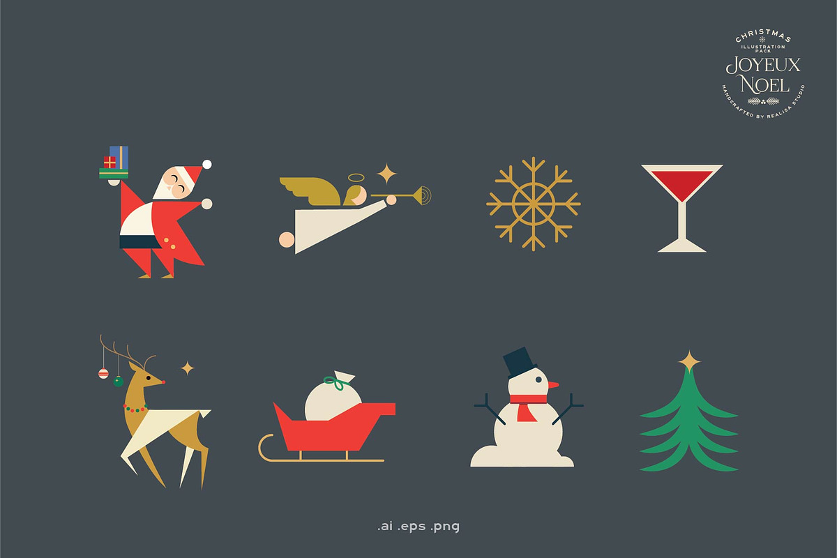Christmas - Joyeoux Noel, an Illustration by Elysamunster (Photo 2 of 7)