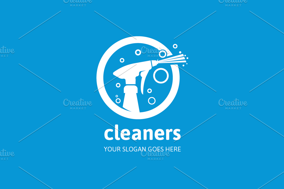 Cleaning Cleaners Logo, a Branding & Logo Template by MLJ studios