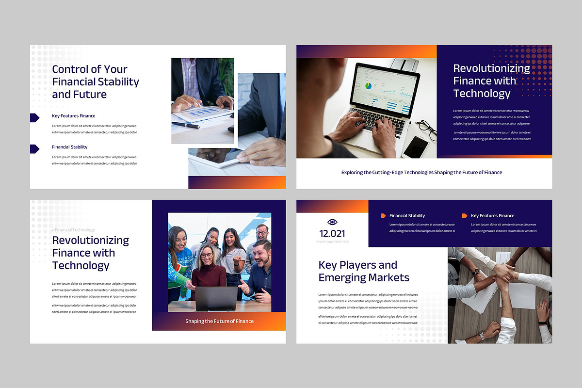 FINVESTA - Finance Technology PPT, a Presentation Template by rgbryand (Photo 4 of 9)