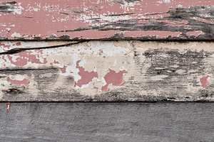 Rustic Painted Wooden Boards