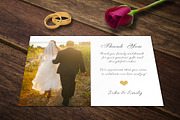 Wedding Thank You Card Template PSD, a Card Template by Supremer Studio (Thumbnail 2 of 3)