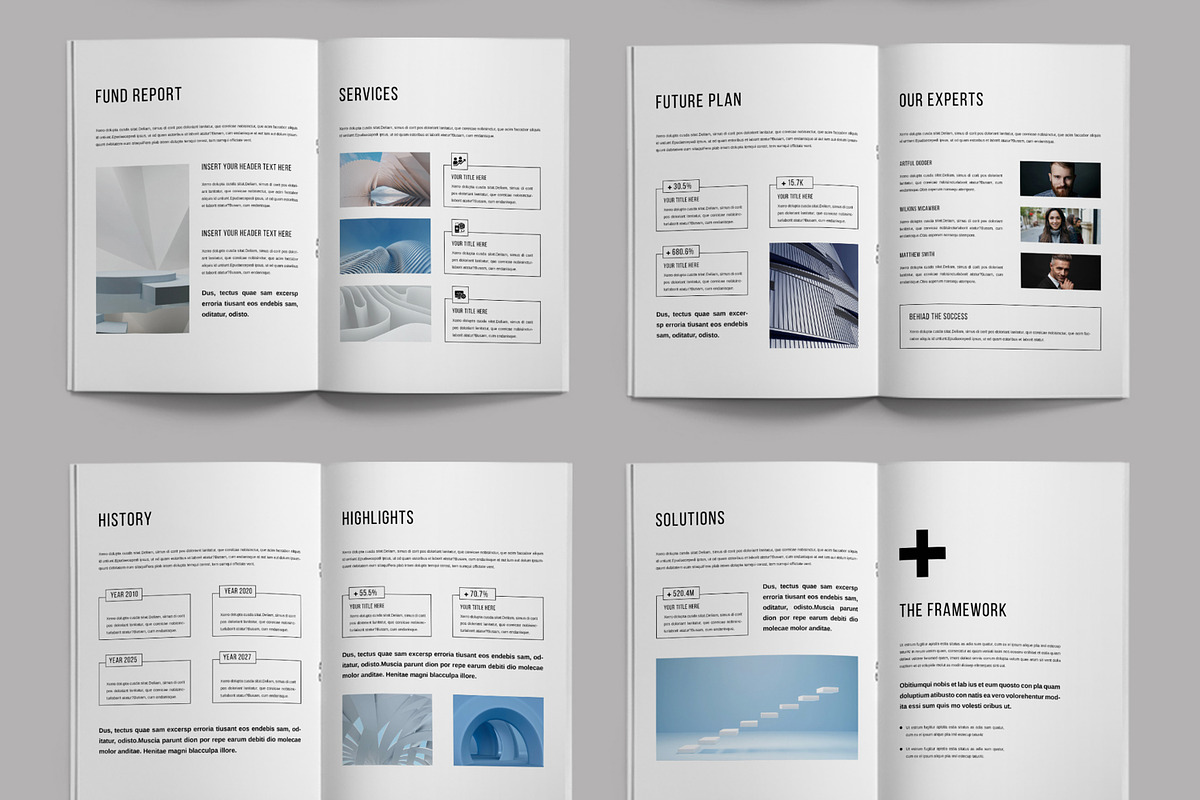 White Paper Layout Design Template, a Brochure Template by ContestDesign (Photo 3 of 3)