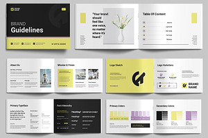 Brand Guidelines for Marketing, a Brochure Template by MightyDesign