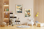 180 Kids Nursery Wall Art Posters, a Poster Template by Design By Hira (Thumbnail 6 of 19)