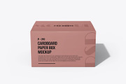 Cardboard Paper Box Packaging Mockup, a Packaging Mockup by Ram Studio LLC (Thumbnail 4 of 10)