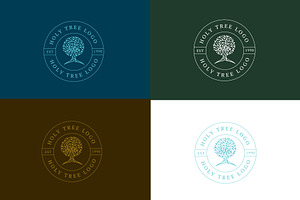 HOLY TREE LOGO VINTAGE