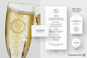Wedding Stationery Suite, an Invitation Template by Monogram World (Thumbnail 4 of 9)
