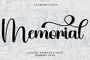 Memorial, a Handwritten Font by FreshTypeINK (Thumbnail 1 of 8)