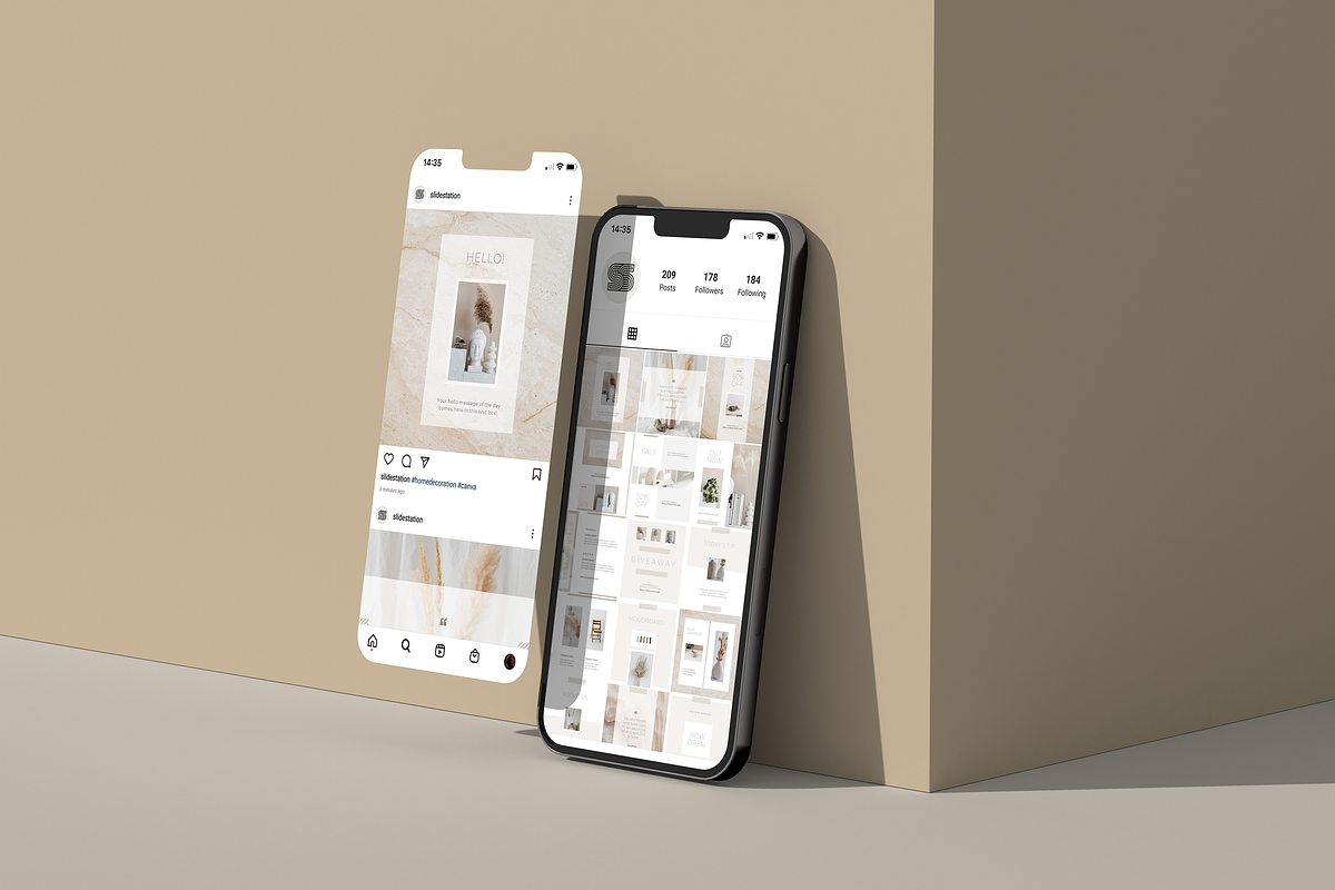 Vanilla Social Media Kit for Canva, a Social Media Template by SlideStation (Photo 4 of 12)