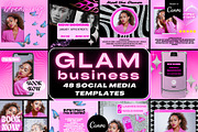 GLAM Business Social Media Templates, a Social Media Template by PLANETSEL (Thumbnail 5 of 7)