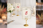 Wedding Table Numbers Canva bd003, a Card Template by TyphoonStudio (Thumbnail 3 of 8)