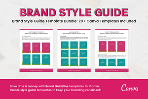 Brand Style Guide Template For Canva