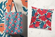 15 floral patterns, a Pattern Graphic by pineart (Thumbnail 4 of 6)