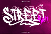 Amperas - Graffitti Font, a Script Font by Allouse Studio (Thumbnail 2 of 8)