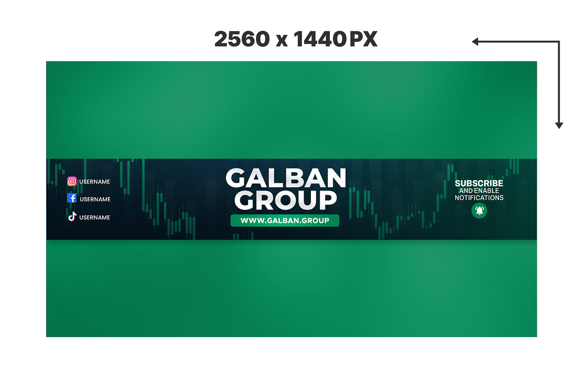 Forex Trading YouTube Banner, a Social Media Template by Vaughn Studios (Photo 2 of 5)