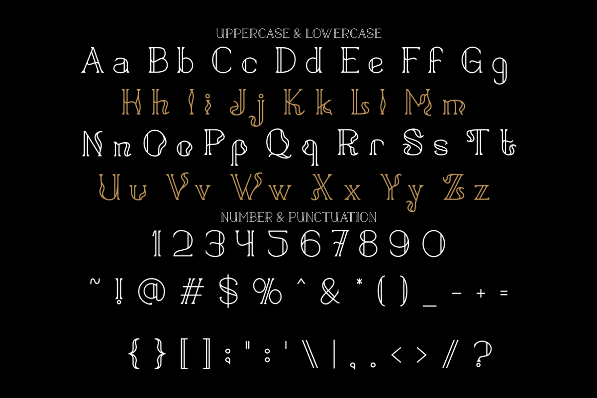 Gilded Glint - Elegant Serif Font, a Font by PutraCetol Studio (Photo 6 of 11)