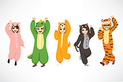 10 Funny Halloween Onesie Costumes, an Animal Illustration by Kakigori Studio (Thumbnail 2 of 3)