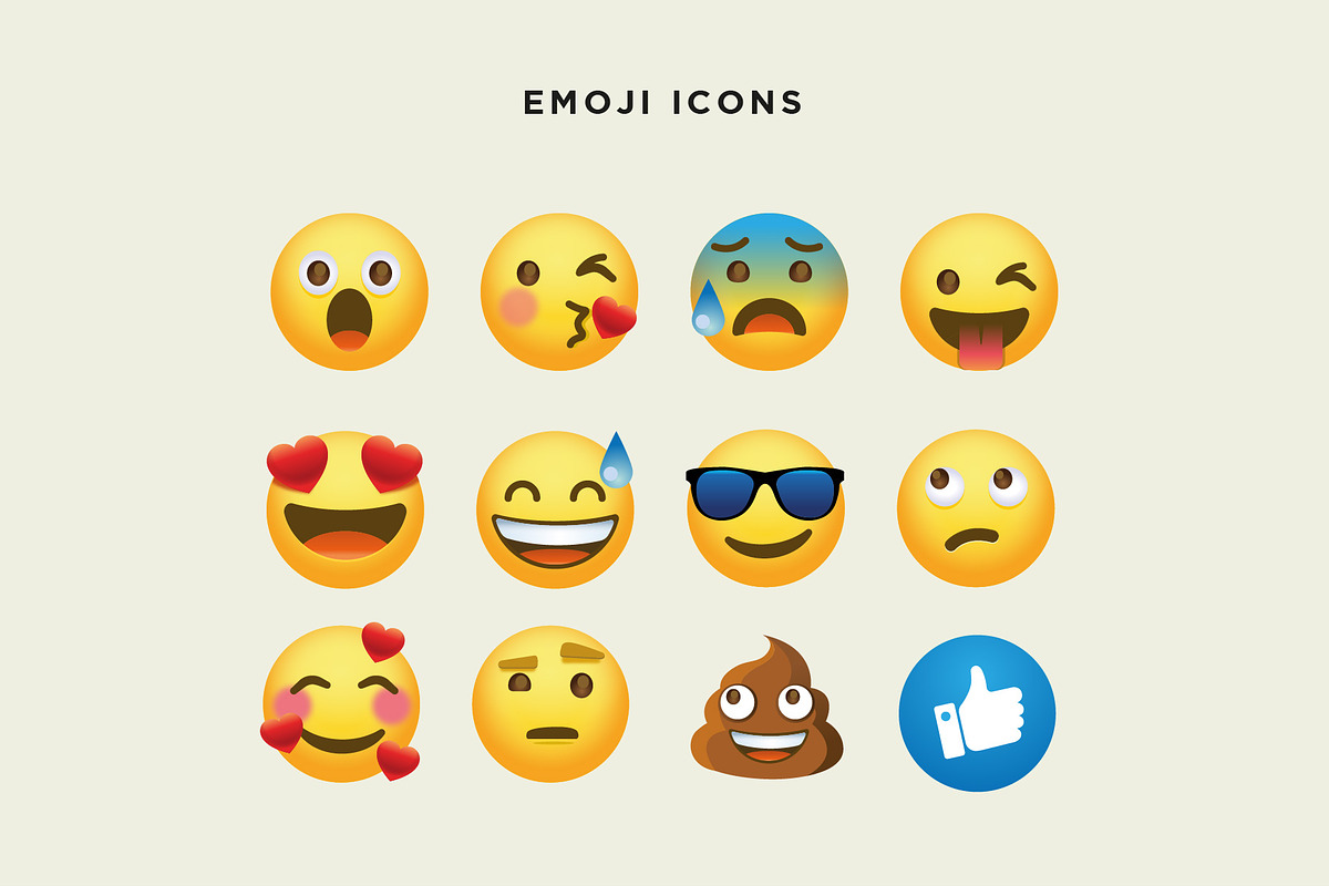 24 High Quality Emoji Icons, a Graphic by Semaung Design
