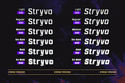 Stryvo Font Family – Esports Sans, a Sans Serif Font by Sekyra Lab (Thumbnail 5 of 10)