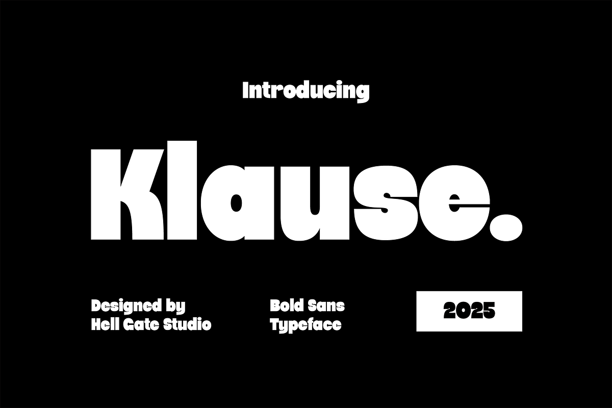 Klause Bold Sans, a Sans Serif Font by GRVS Studio (Photo 1 of 7)