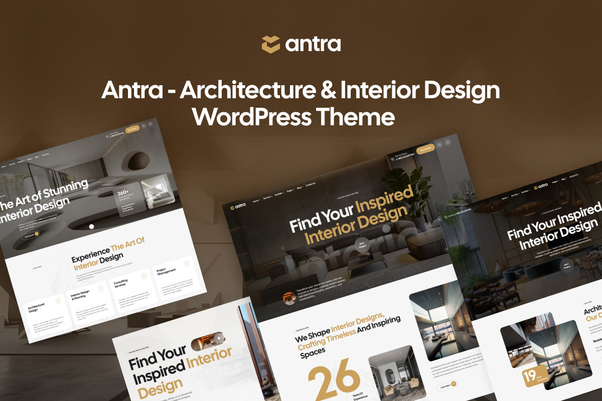Antra - Architecture Interior Design, a WordPress Template by Opal Wordpress Theme (Photo 1 of 9)