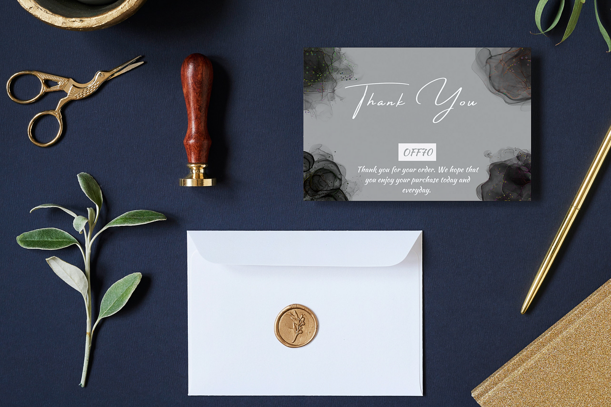Thank You Order Card | Canva, a Card Template by tahananeart (Photo 6 of 7)