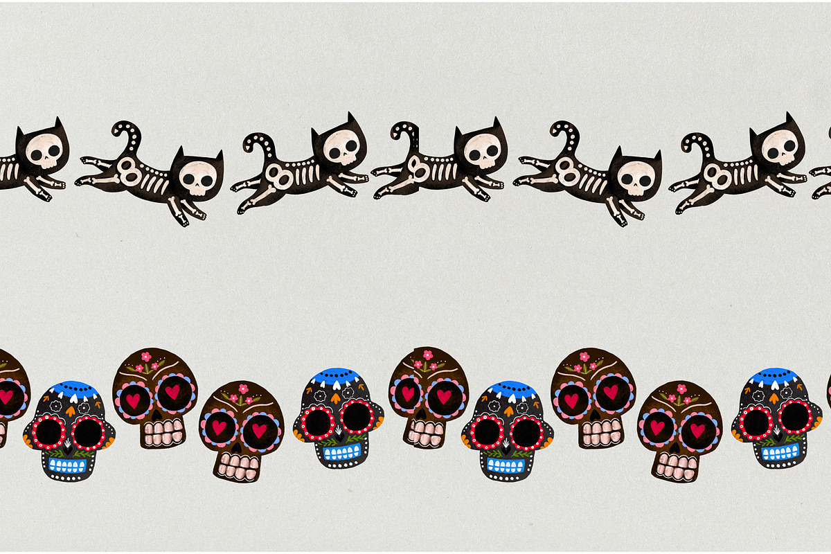 Day of the Dead Dia de los Muertos, an Object Illustration by the_myro (Photo 7 of 9)