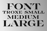 TroxeLMS, a Serif Font by glukfonts (Thumbnail 1 of 9)