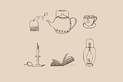 Tea Lovers Illustrations, an Illustration by naima.design (Thumbnail 3 of 7)