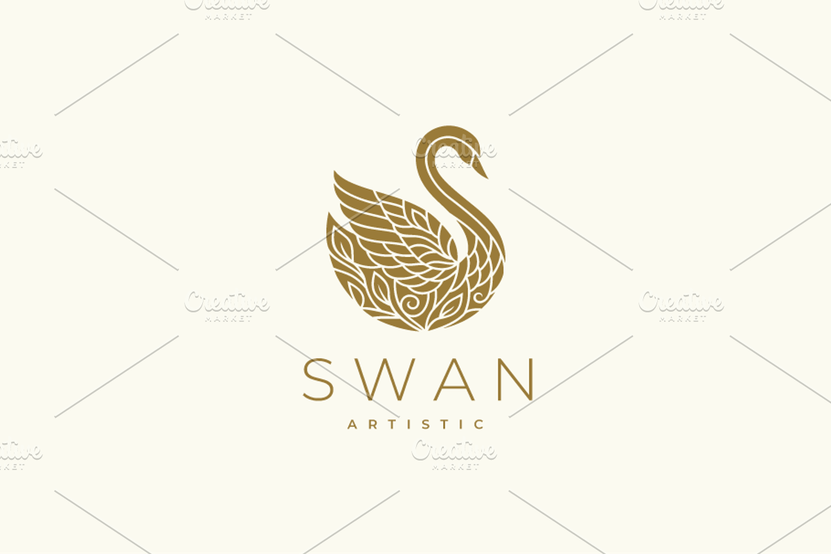Artistic Swan Vector Logo, a Branding & Logo Template by yopie (Photo 3 of 4)