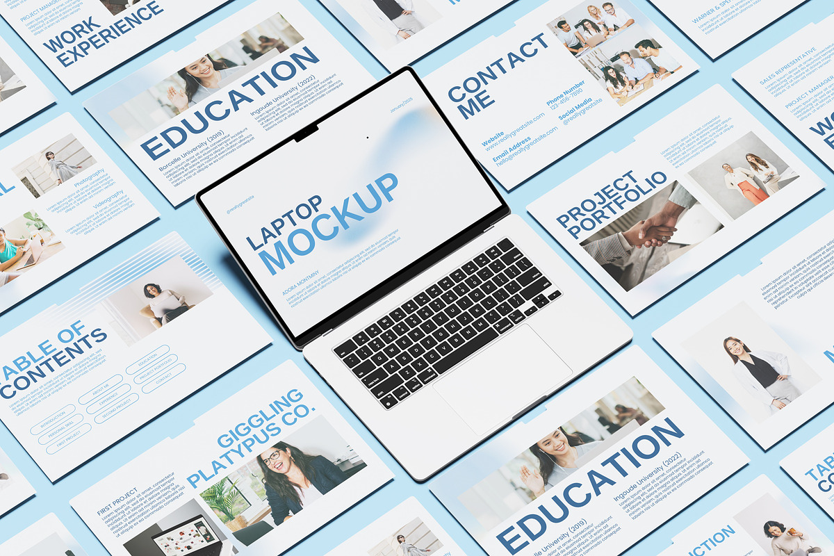 Laptop Screen Website Mockup, a Mac Mockup by Sosuna Studio (Photo 7 of 13)
