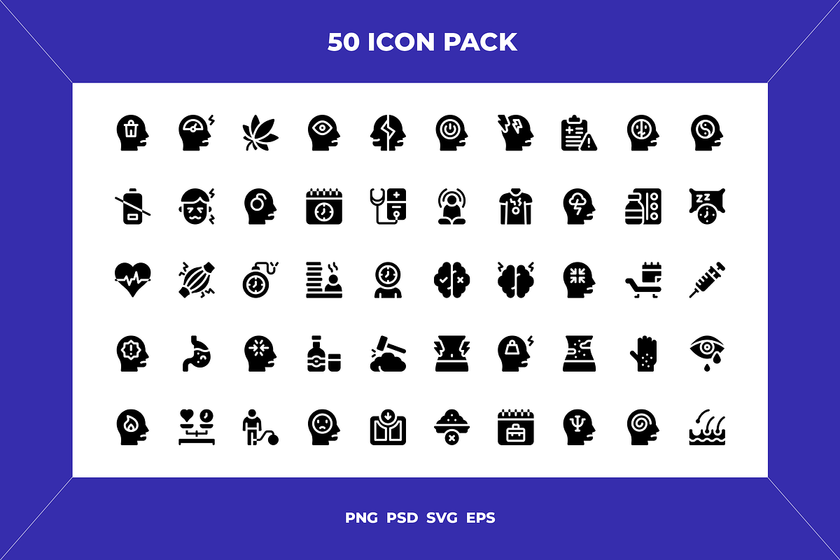 Stress icons, an Outline Icon by Wencory (Photo 1 of 2)