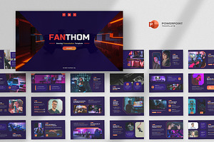 Gaming eSports Powerpoint Template, a Presentation Template by fluffstudio
