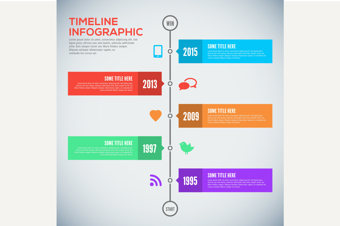 Modern timeline design template., a Graphic by Shanvood art