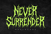 Morvanh - Death Metal Font, a Blackletter Font by Masyafi Studio (Thumbnail 9 of 9)