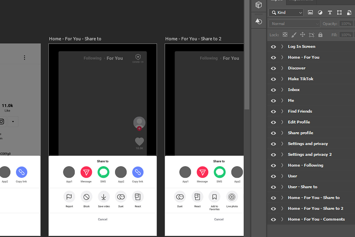 Tik Tok Mockup Template, a Device Mockup by Designer Dude (Photo 4 of 4)