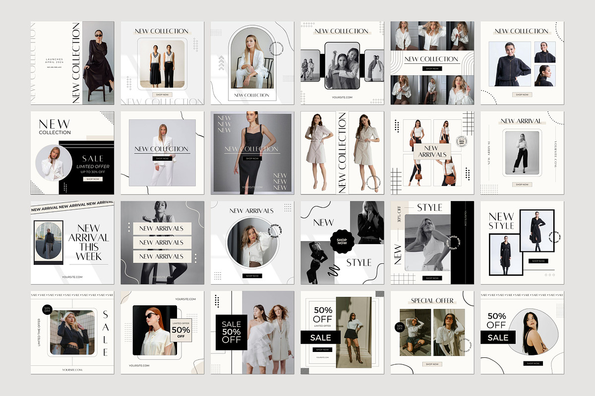 E-commerce Instagram Canva Templates, a Social Media Template by Deb Creative Studio (Photo 6 of 10)