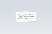Hint paper, a Product Mockup by mynameisyanick (Thumbnail 3 of 3)