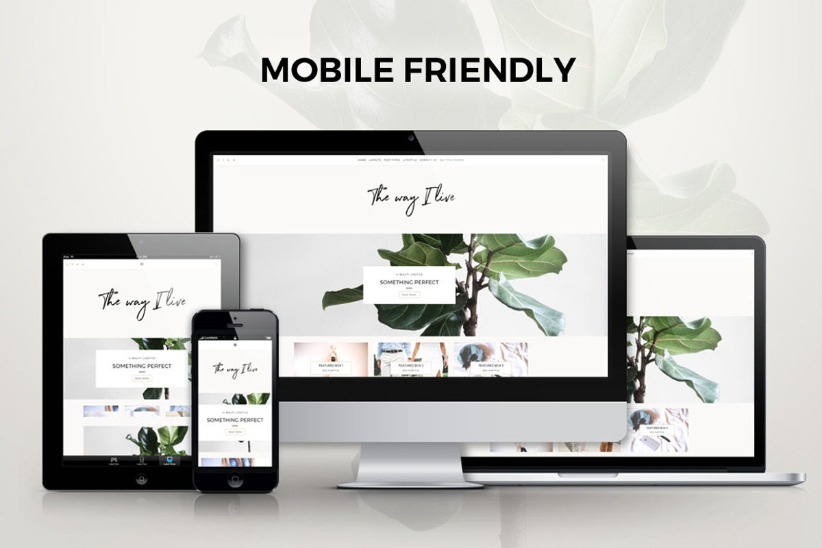 Minimal Wordpress Blog - TheWayIlive, a WordPress Template by LucaThemesCom (Photo 2 of 5)
